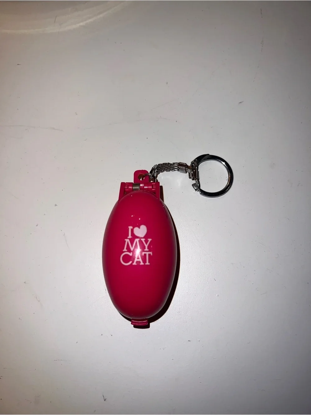 Takara Pocket Critters Keychain I Love My Cat Key Ring